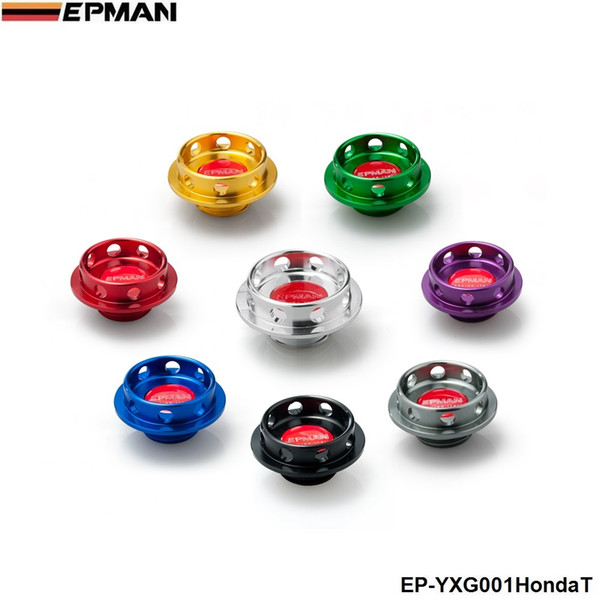 EPMAN Aluminum Power Oil Fuel Filler Racing Engine Tank Cap Cover For Honda Acura Integra EP-YXG001HondaT