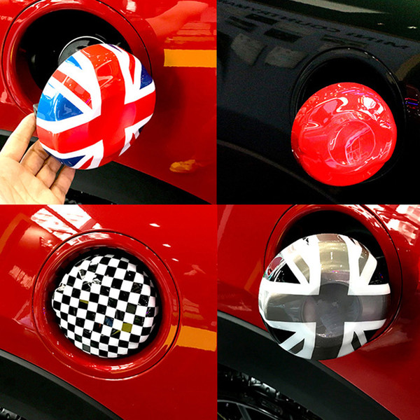 ABS Union Jack Flag Car Fuel Tank Cap Cover Sticker Case Decoration For MINI Cooper S 2.0T F54 F55 F56 2014 2015 2016 2017 Styling