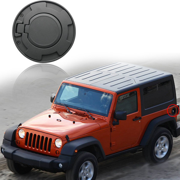 High Quality Black Car-Styling Alloy Car Fuel Tank Cover Fuel Cap Gas Tank Cap for Jeep Wrangler JK JKU Unlimited Rubicon Sahara