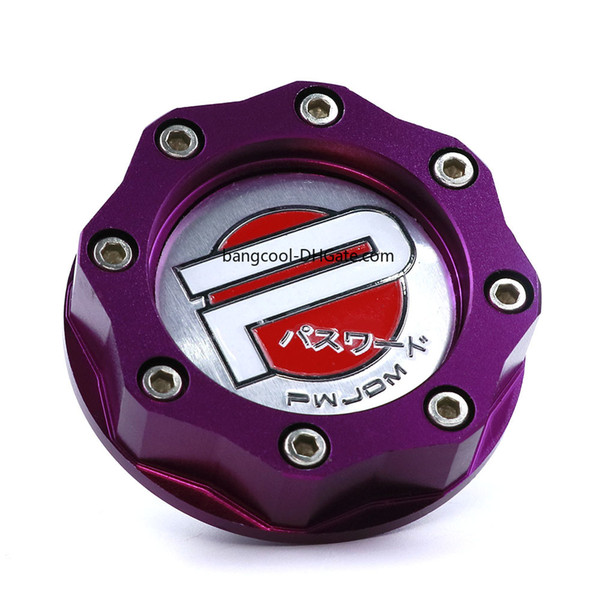 Racing Purple/Blue/Black/Red Oil FILL Cap Valve Cover Fit For Honda Acura Si With Password JDM Logo