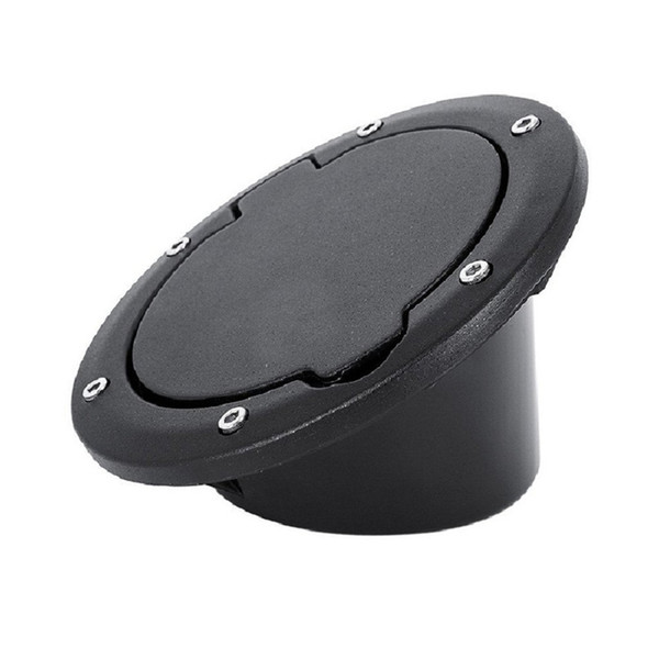 Black Powder Coated Steel Gas Fuel Tank Cap Cover for Jeep Wrangler JK Accessories Parts 2007- 2017