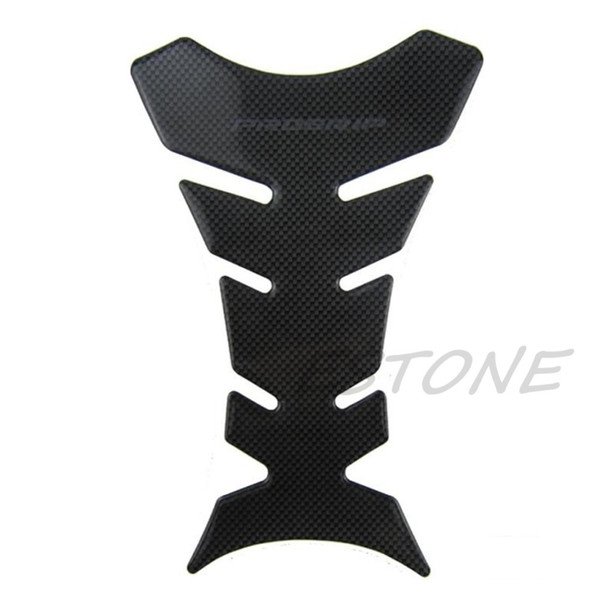 Wholesale- 3D Carbon Fiber Motorcycle Oil Gas Fuel Tank Pad Protector Sticker Decal Fit