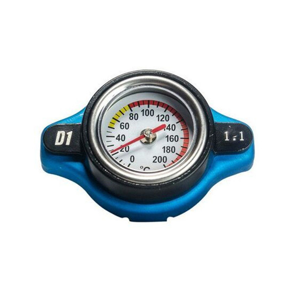 Universal Car Motorcycle Water Tank Thermostatic Radiator Cap Cover With Temperature Gauge Meter Accessories 0.9/1.1/1.3