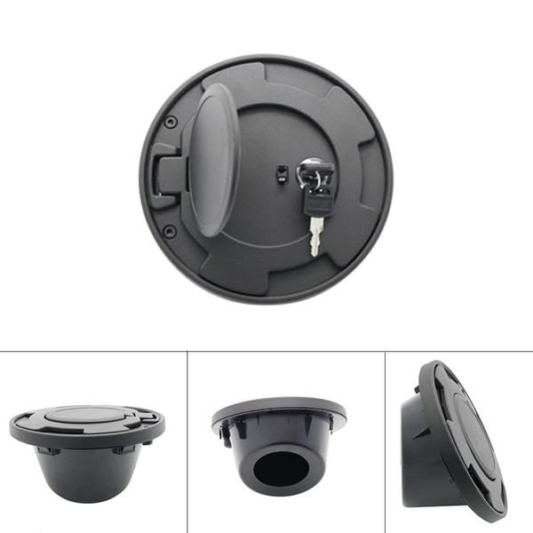 1PC Aluminum Alloy Auto Car Oil Gas Fuel Tank Cap Cover Key Lock Exterior Decorative For 2007-2017 Jeep Wrangler JK Accessories