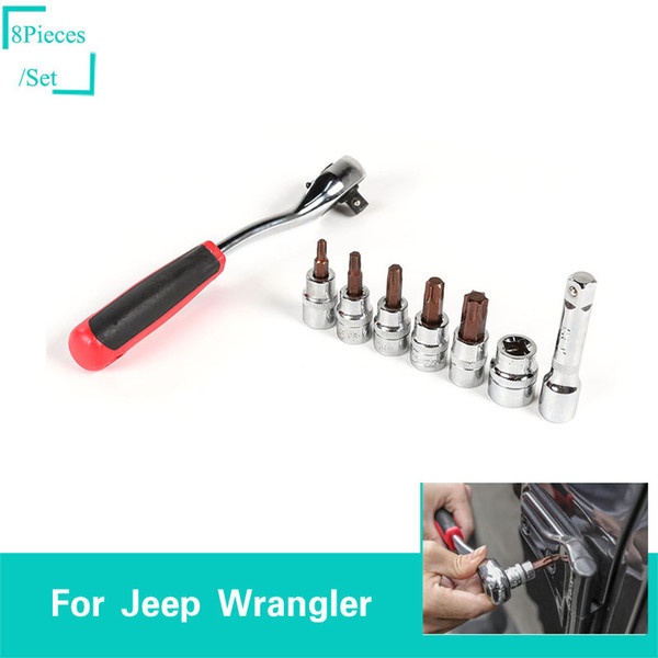 Stainless Steel Professional Disassembly Wrench Fit For Jeep Wrangler JL From 2018 UP Auto Exterior Accessories