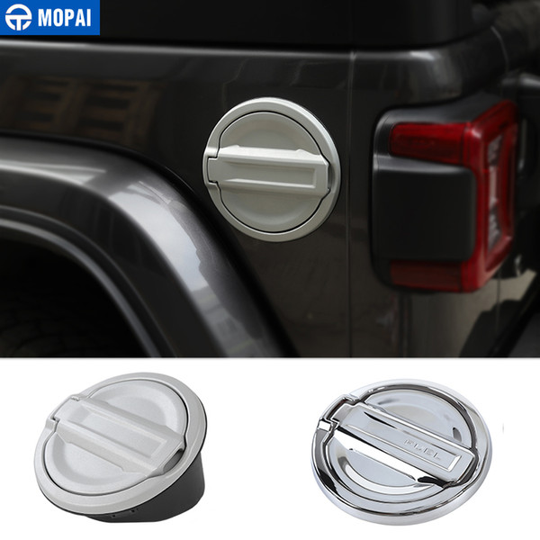 MOPAI Car Tank Covers for Jeep Wrangler JL 2018 Car Gas Fuel Tank Cap Cover for Jeep JL Wrangler Accessories