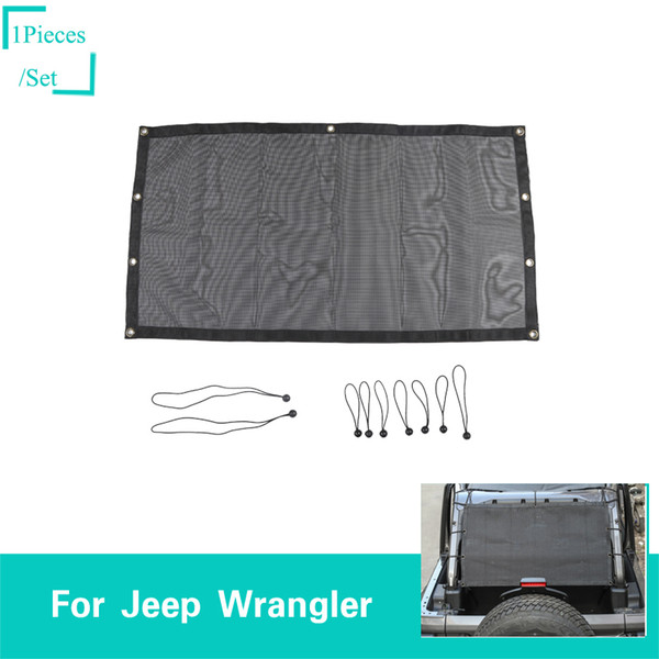 Sunshade The 4 Door Trunk Insulation Net Black Decoration Fit Jeep Wrangler JL From 2018 Auto Exterior Accessories