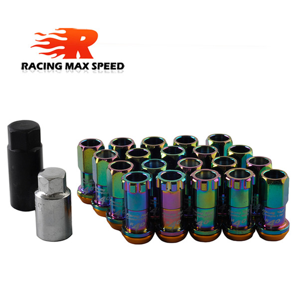 RACING R40 Style Project Kics Racing IRON Wheel Lug Nuts 44MM 20pcs/set For Civi WITH LOGO