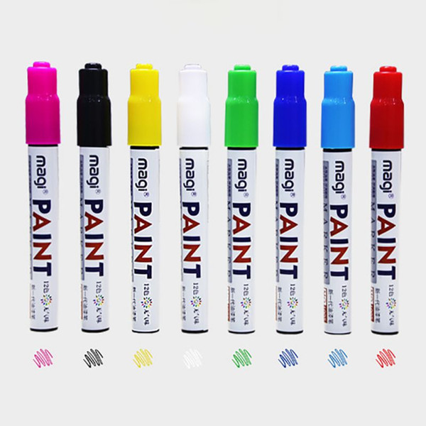 Universal Waterproof Permanent Oil Based Paint Markers Car Tyre Tire Tread Rubber For Scuba Gear