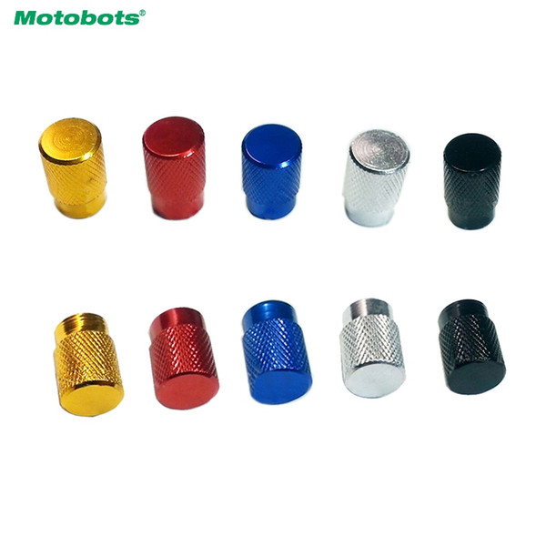 MOTOBOTS 40Pcs Aluminum Alloy Car Wheel Tire Valve Stem Caps Dust Covers 5-Color