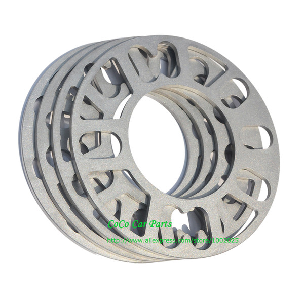 Free Shipping (4 pieces/lot)3mm/5mm /8mm /10mm 4 5 STUD Universal Alloy Aluminum Sport Car Wheel Spacer Wheel Shim