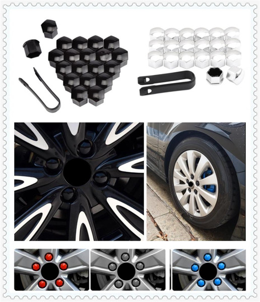 20pcs car wheel cover screw protector nut dustproof 17 19 21mm for Kia Provo K9 Cross Carens CUB Trackster Ray K2 Naimo