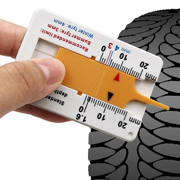 4Pcs High Precision Portable Tread Pattern Depth Gauge Height Depth Measure Tool 0-20mm Tire Gauge