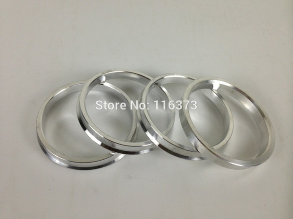 4 Pcs Silver Universal Aluminum Hub Centric Ring Wheel Spacer Set O/D76mm I/D59.2/57.1/70.1/59.6/63.9mm