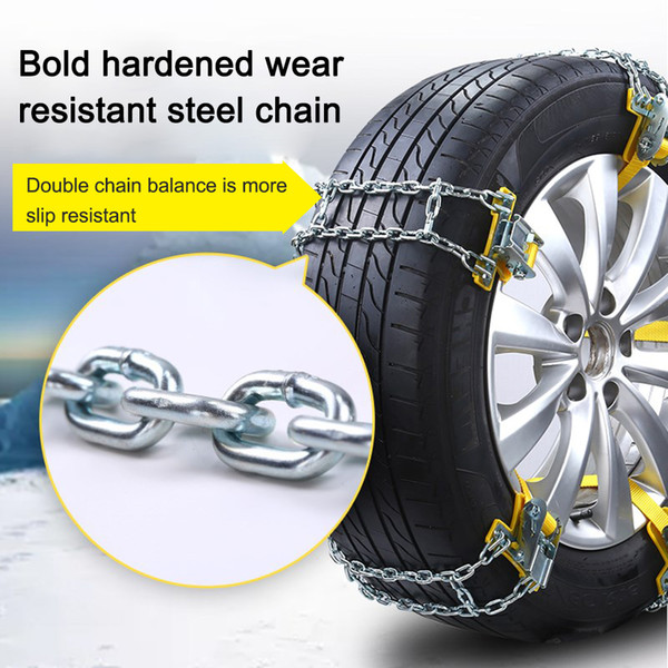 Snow Tire Chains for Car Truck SUV Anti-Skid Emergency Winter Driving Car Accessories