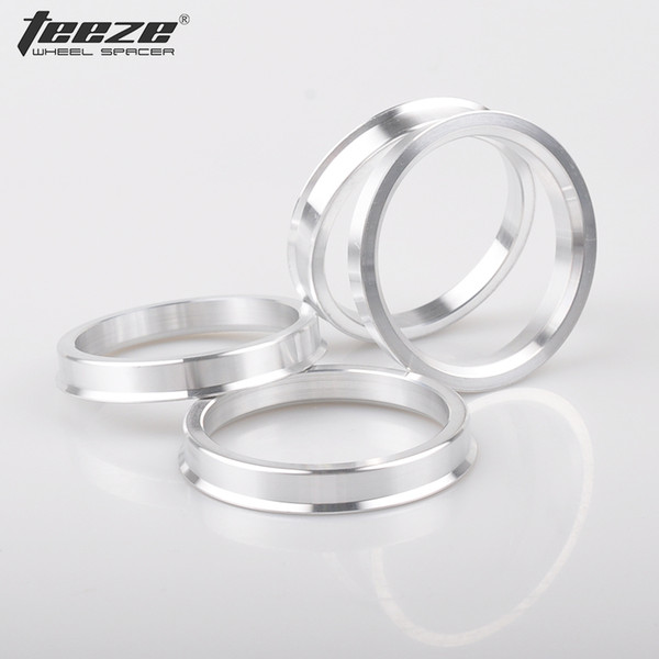 Teeze - (4Pcs/Set) Tire Accessories Center Hub Rings Aluminum Alloy Spigot Centric Hub Rings 70.1 to 66.6