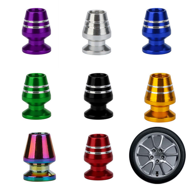 4 Aluminum Car Truck Air Port Cover Tire Cone Rim Valve Wheel Stem Caps Spare Tire Cover car-covers Vechile Dropshipping