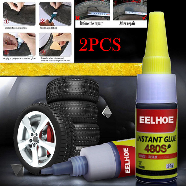 Car tire gloss spray cleaner Mighty Tire Repair Glue Tyre Puncture Sealant Bike Car Repair Patch Craft