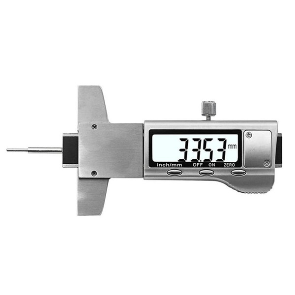 Electronic Digital Display Tire Pattern Depth Scale 0-25mm Vernier Caliper Car Wheel Tyre Measure Gauge Detector