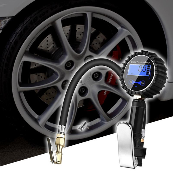 300 PSI Digital Air Auto Tire Inflator With Pressure Gauge Chuck Truck/Car/Motor/Bike Tire Accessories