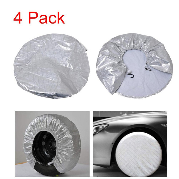 New 4pcs 27inch Wheel Tire Covers Case Car Tires Storage Bag Vehicle Wheel Protector for RV Truck Car Camper Trailer Styling