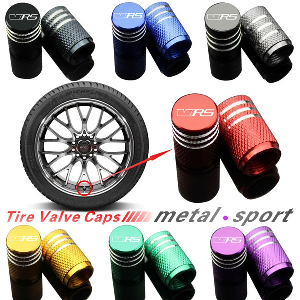 Sport Styling Auto Accessories Car Wheel Tire Valve Caps Case For Rapid Octavia Superb Fabia ect. (4Piece/set)