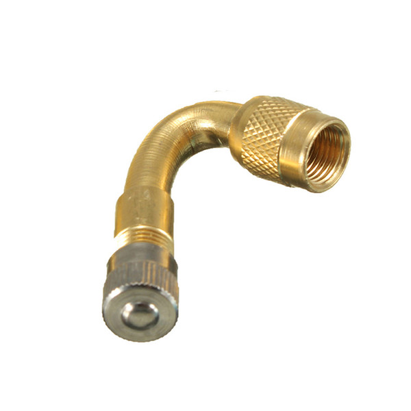 45/90/135 Degree Angle Brass Air Tyre Schrader Stem with Extension Adapter for Car Truck Motorcycle