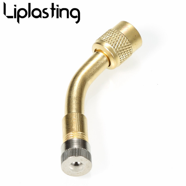 Liplasting 45/90/135 Degree Brass Air Tyre Extension Valve Motorcycle Car Truck Bicycle Scooter