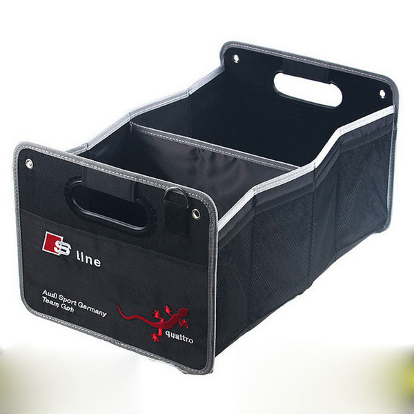 Universal Audi A4 A5 A6 A7 A8 S4 S3 A3 RS4 Sline Waterproof Oxford Cloth Foldable Grove Box Organizer Trunk Box