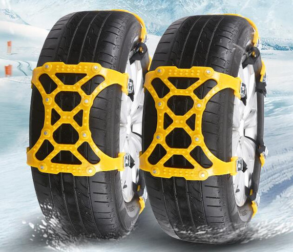 TPU Rubber Snow Chains Fitting for tire width 165-265mm