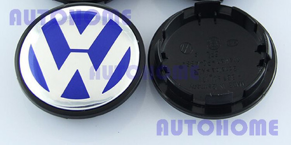 4 X Blue 65mm Wheel Centre Caps Badge Logo Sticker For Car order<$18no track