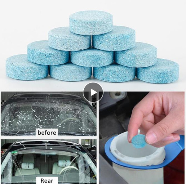 10-100pcs(1pc=4L )Car Wiper Cleaner Multifunctional Effervescent Spray Cleaner Car Windshield Glass Cleaning Auto Ca Accessory