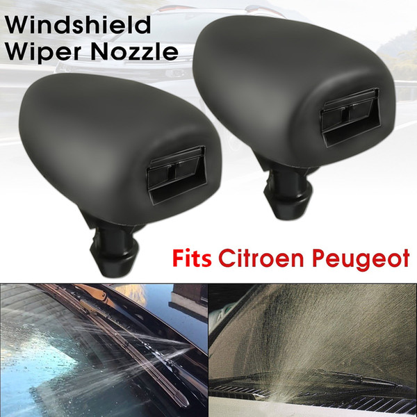 Replacement For C3 C4 1 Pair Car Front Windshield Wiper Spray Nozzle Windscreen Washer Jet Nozzle