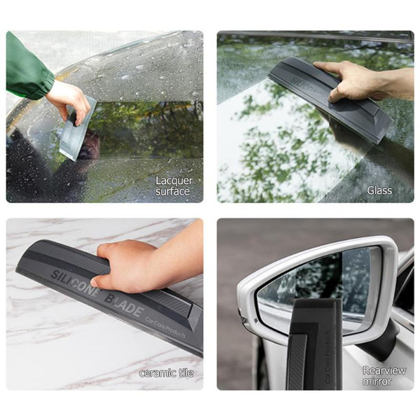 Car Silicone Blade Water Wiper Scraper Squeegee Auto Wash Window Cleaning Tools Soft And Not Hurting The Car Paint For The Body