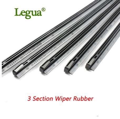 Legua 1 pcs High Quality 3 Section Rubber Car Wiper Blade refill Strips Windscreen 14