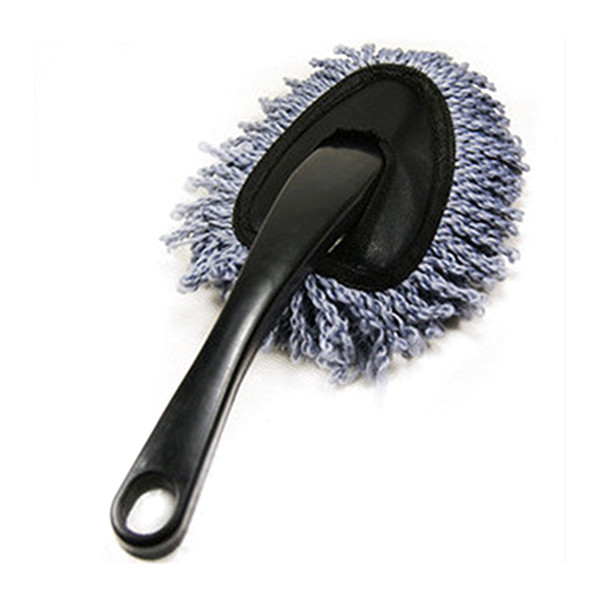 Car cleaning wax drag dust duster sandwiched mop soft brush cleaning tool fiber bristles