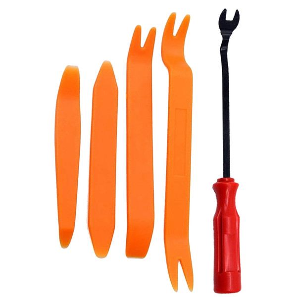 Auto Trim Removal Tool Kit,5 Pcs Car Panel Door Window Tools Kit,Auto Clip