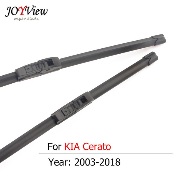 S410 Car Front Windscreen Wipers for KIA Cerato Model Year From 2003 to 2022Hook Type Windshield Wiper Blade 2pcs a set