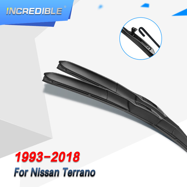 INCREDIBLE Hybrid Wiper Blades for Terrano Fit Hook / Special Lock Arms Car Model Year From 1993 to 2018