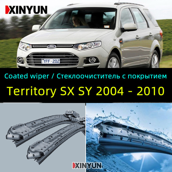 Coated wiper Front Wiper Blades For Territory SX SY 2004 - 2010 Windshield Windscreen Front Window