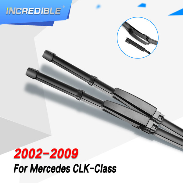 INCREDIBLE Wiper Blades for CLK Class W209 C209 Fit Slider Arms CLK 200 240 270 280 320 350 500 550 55 63 AMG CDI