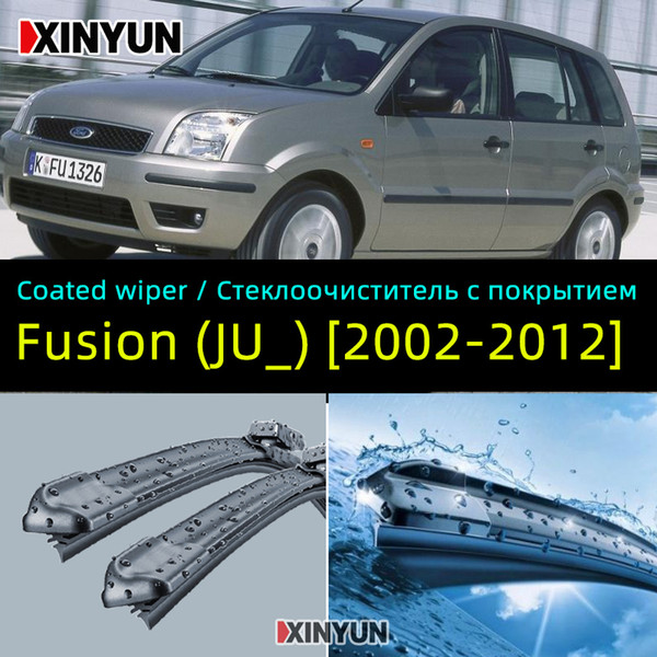 Coated wiper Front Wiper Blades For - Fusion (JU_) [2002-2012] Windshield Windscreen Front Window