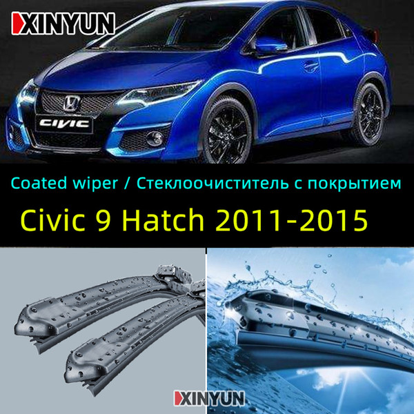 Coated wiper Front Wiper Blades For Civic (IX 9) Hatchback [2011-2015] Model 2012-2022Windshield Windscreen Front Window