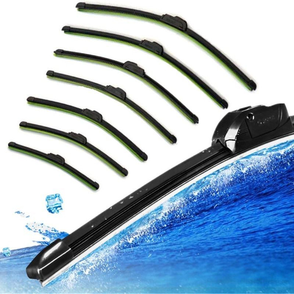 Fashion Hot Car Flat U-type Frameless Bracketless Rubber Windshield Windscreen Wiper Blade