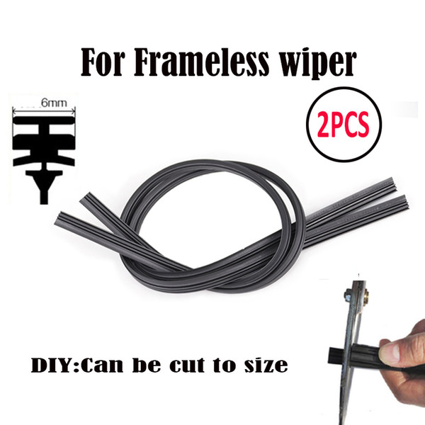 2PC Wiper Refills Universal 6mm 24