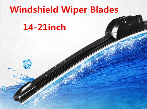 Windshield Wipers 14-26 inch Car Flat Upgrade Frameless Bracketless Rubber Windshield Windscreen Wiper Blade