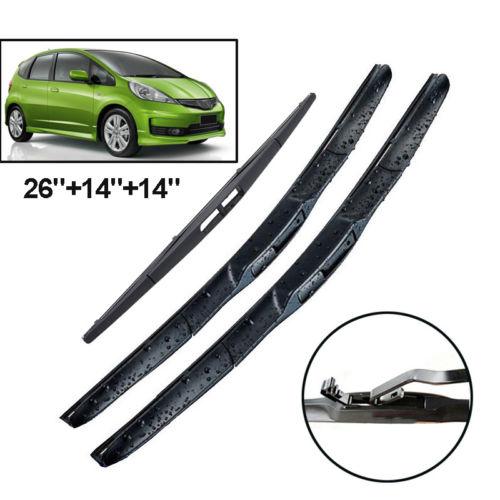 Car 2pcs Front or 1pcs Rear Windscreen Wiper Blades Kit Fit For Honda Jazz GE6 GE8 GK 2009-2017