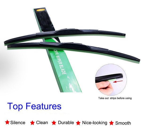 U Type Car Windshield Wiper Clear Advantage Beam Auto Front Wiper Blades for Suzuki Swift Alto SX4 Grand Vitara Splash