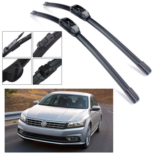 Bracketless Car Wiper Blade Refresh Windscreen for 2016-2018 Volkswagen Passat