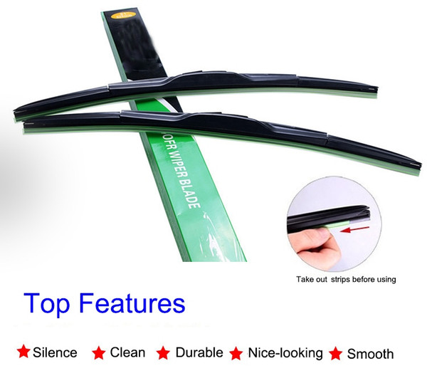 Car Windshield Wiper Blade Clear Advantage Beam Auto Front Wiper Blades for Ford Edge Mondeo Fiesta Focus Mondeo Kuga Ecosport